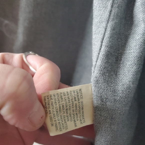 Womens L.L Bean Canvas Chore Jacket Corduroy Collar Size Medium - Picture 9 of 13